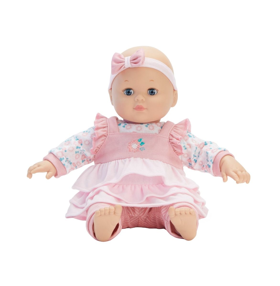 Baby Cuddles Pink Floral Doll