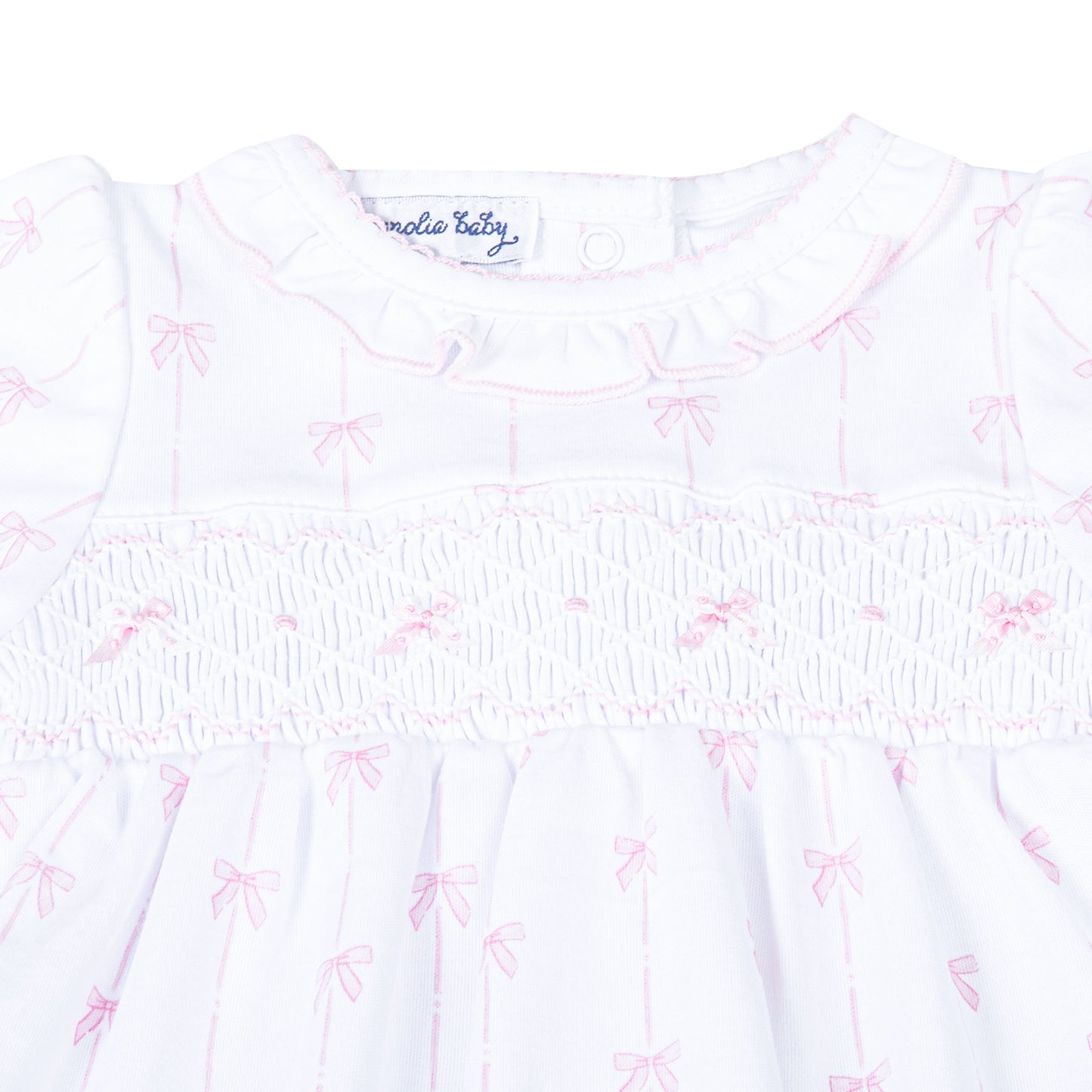Amelia's Classic Smocked Footie