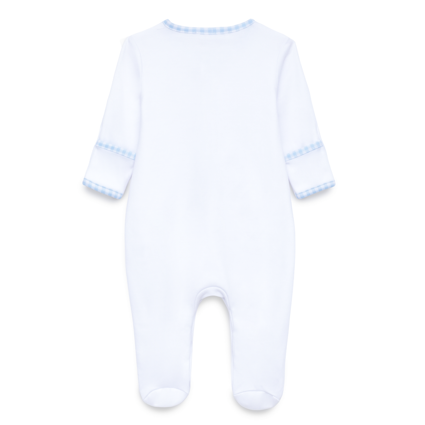 Silly Goose Light Blue Footie