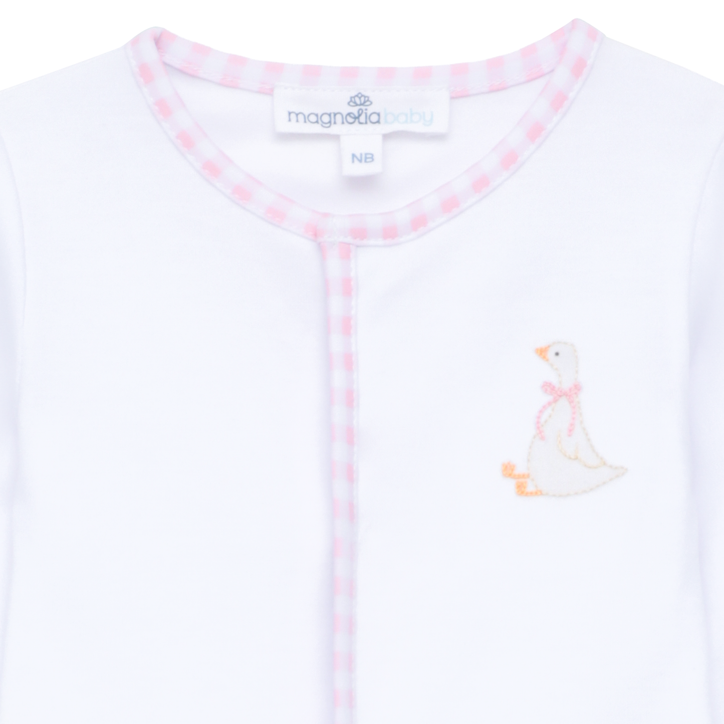 Silly Goose Pink Footie