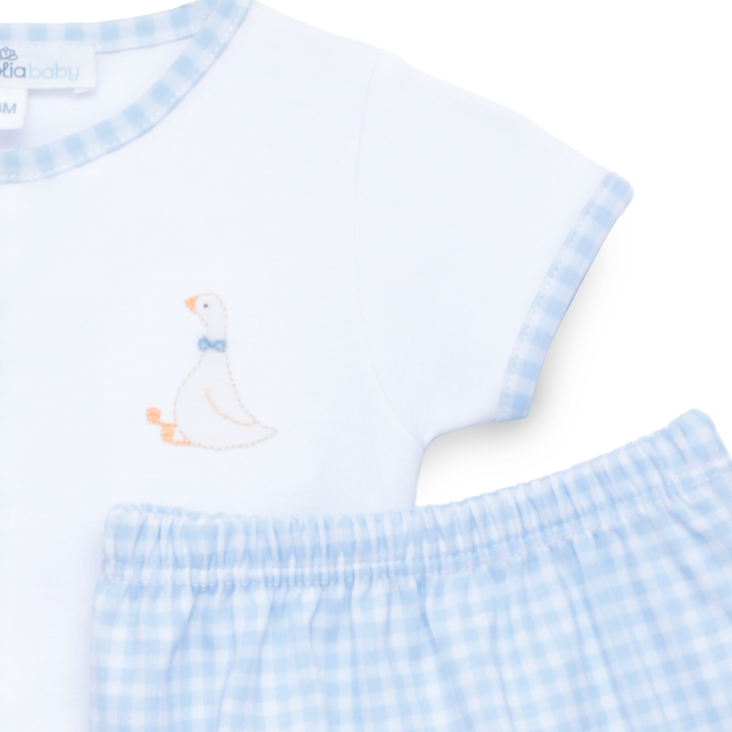 Silly Goose Light Blue Diaper Cover Set