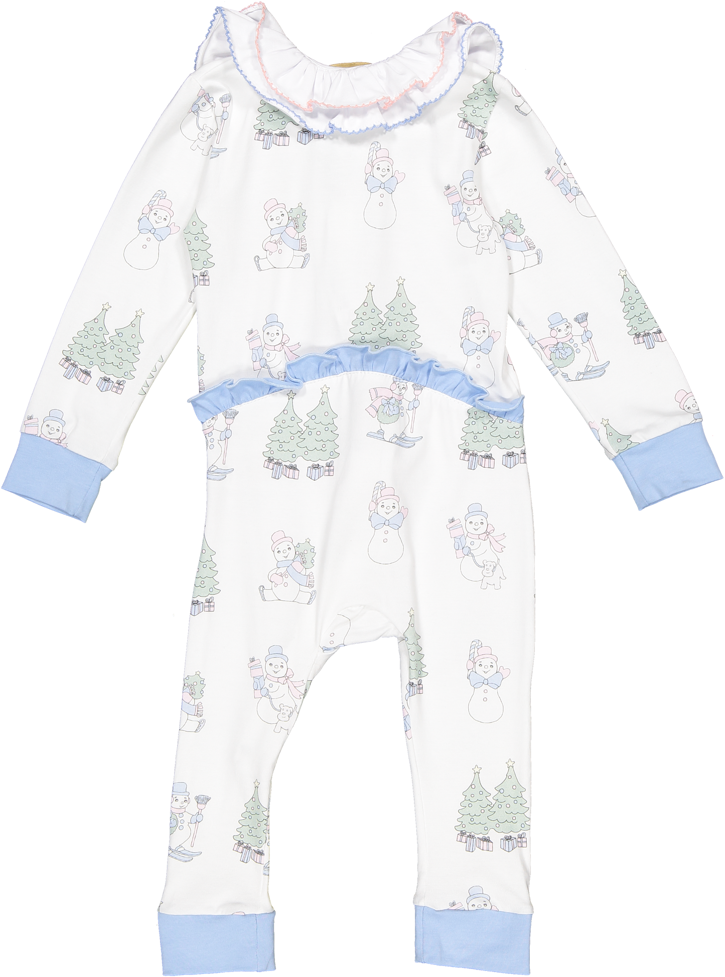 Snowman Baby Girl Pajama