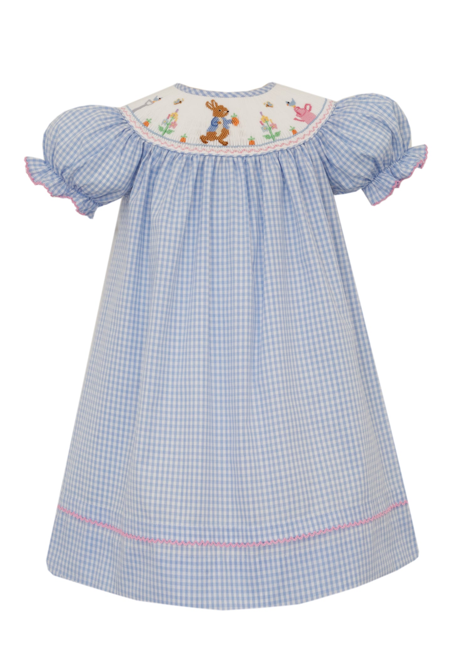 Peter Rabbit Blue Gingham Bishop