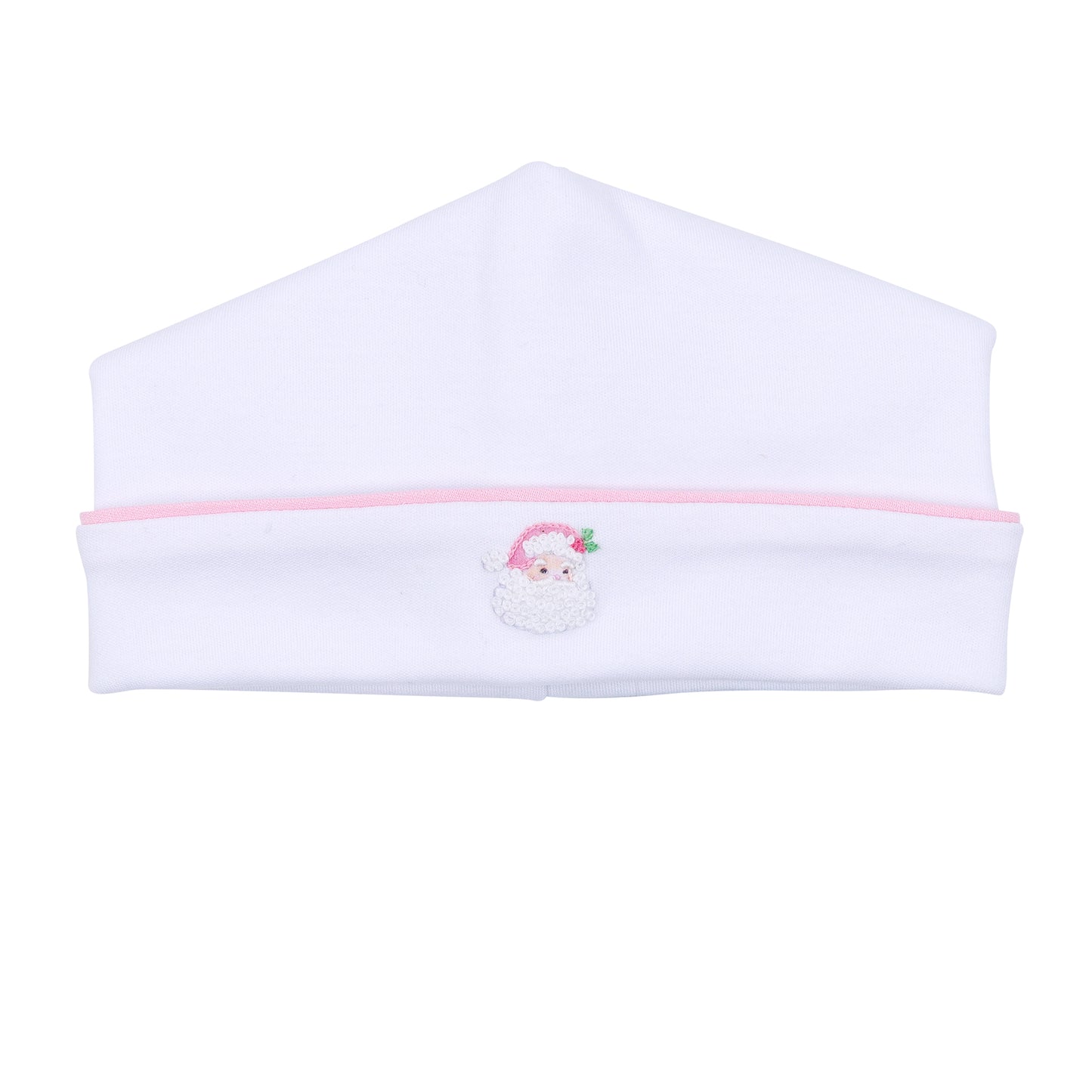 Santa Baby Embroidered Hat Pink
