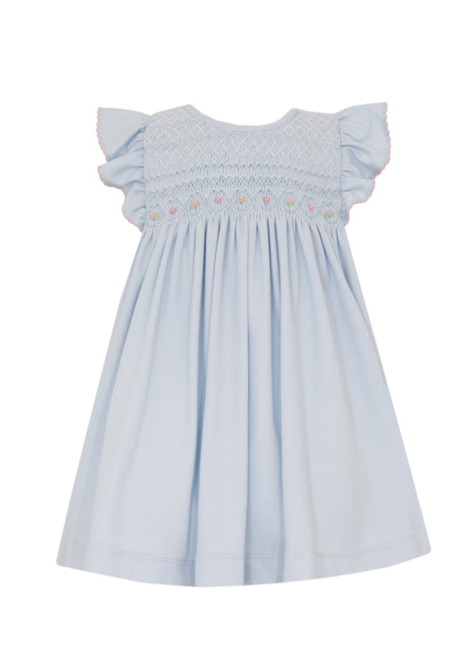 Camila Light Blue Knit Sleeveless Dress