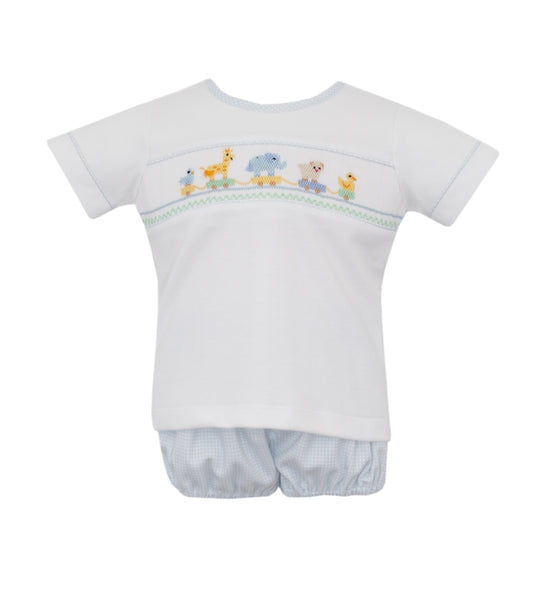 Toy Parade Knit Gingham Diaper Set