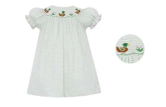 Mallard Duck Smocked Bishop