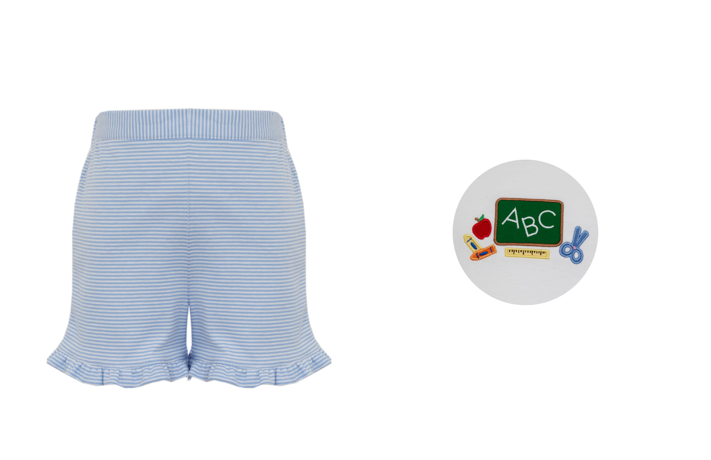 ABC Knit T-Shirt Short Set