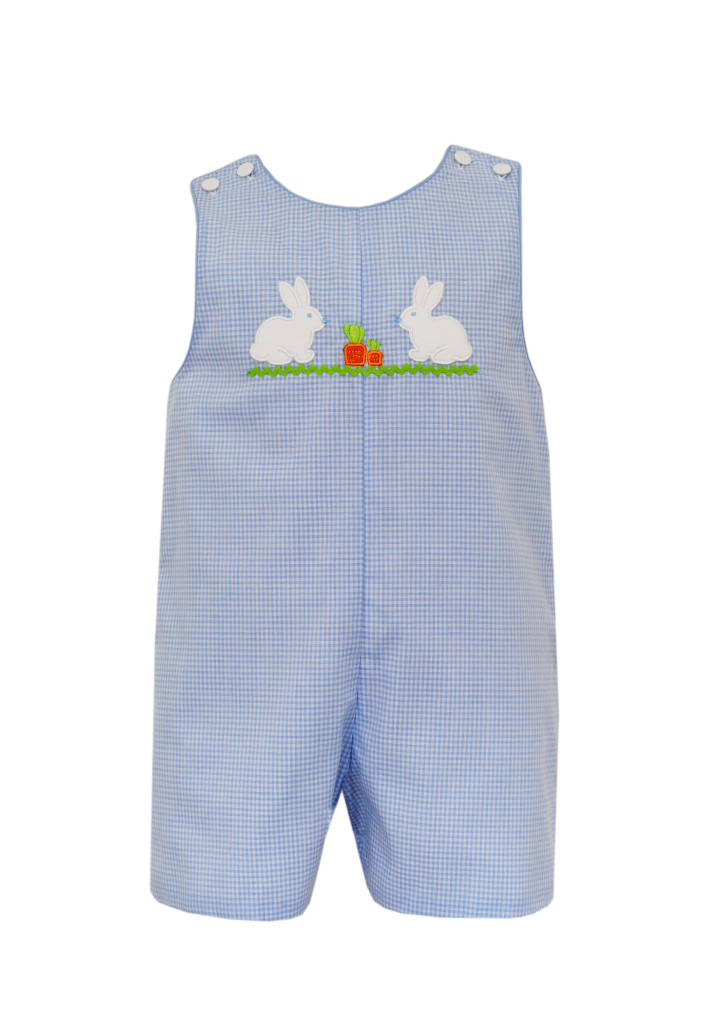 Bunny With Carrot Gingham Jon Jon