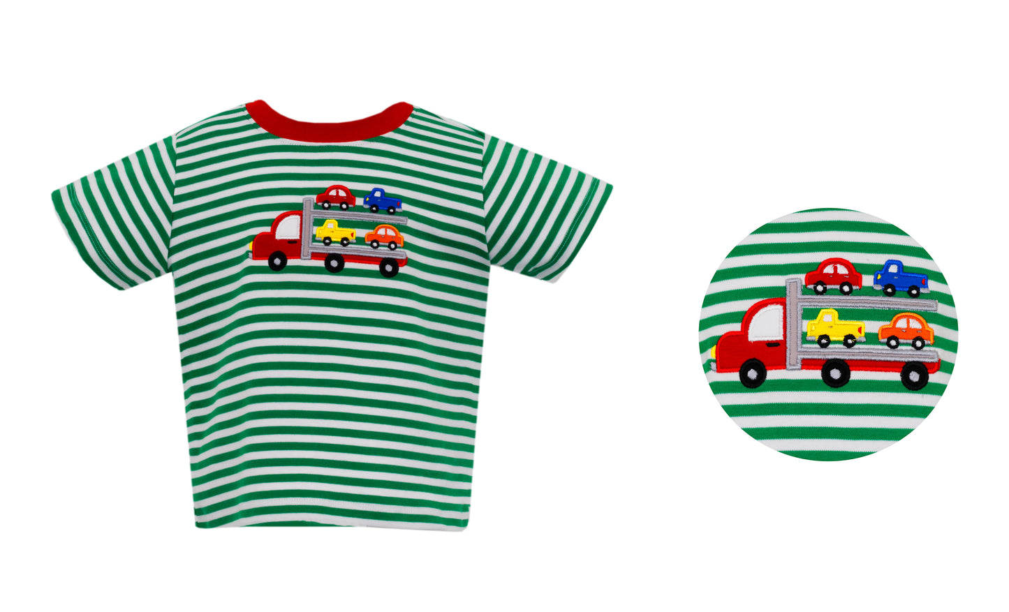 Crane Green Stripe Shirt