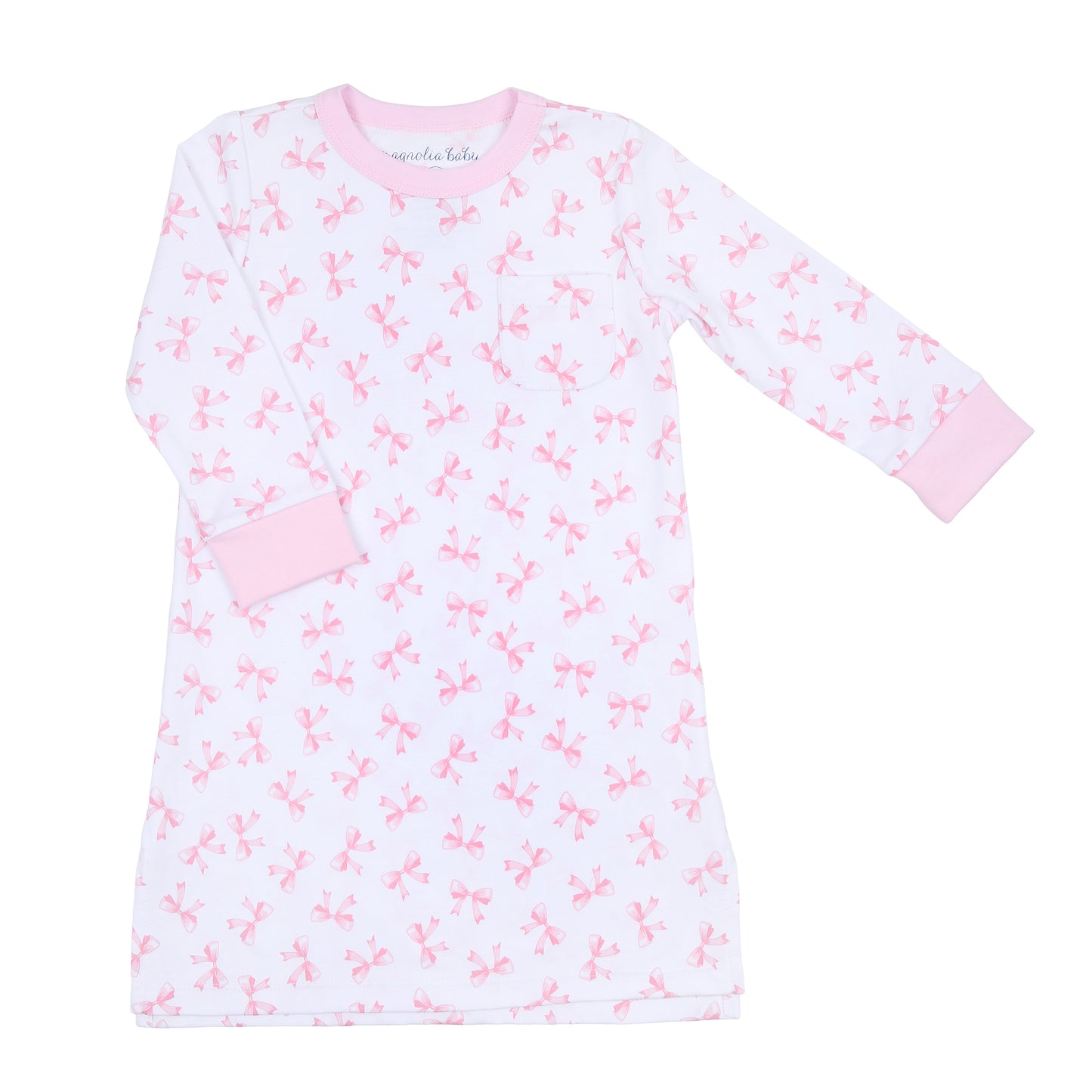 Baby Bows Long Sleeve Nightdress