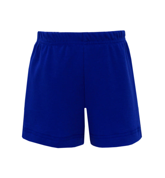 Solid Royal Blue Knit Shorts