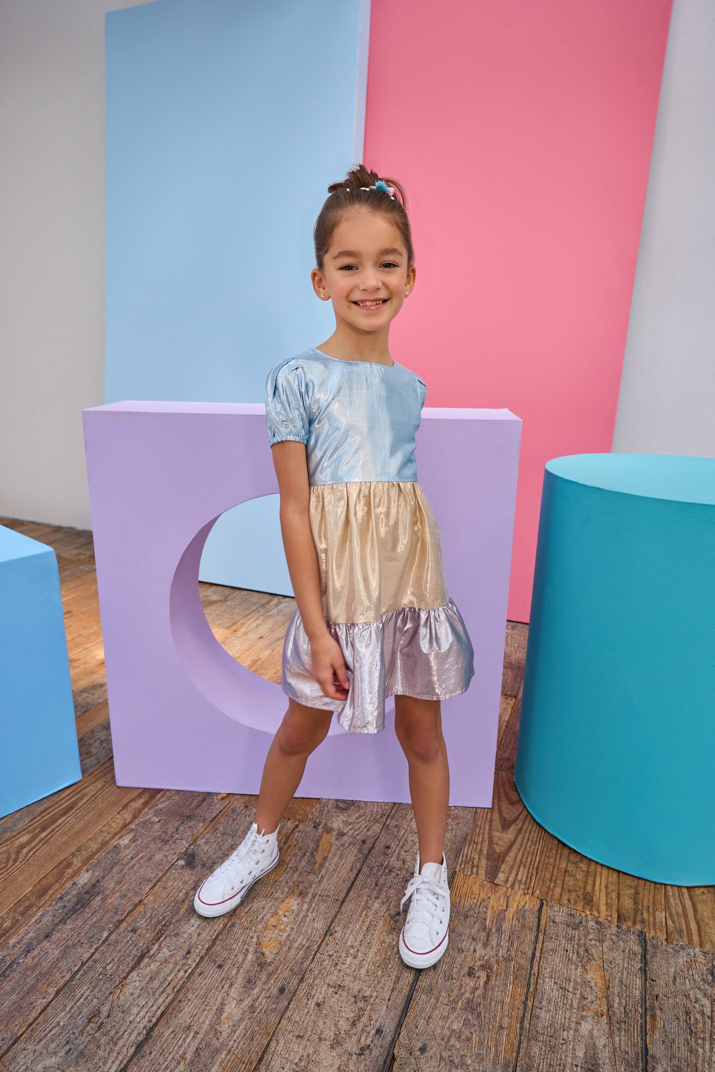 Smita Dress Metallic
