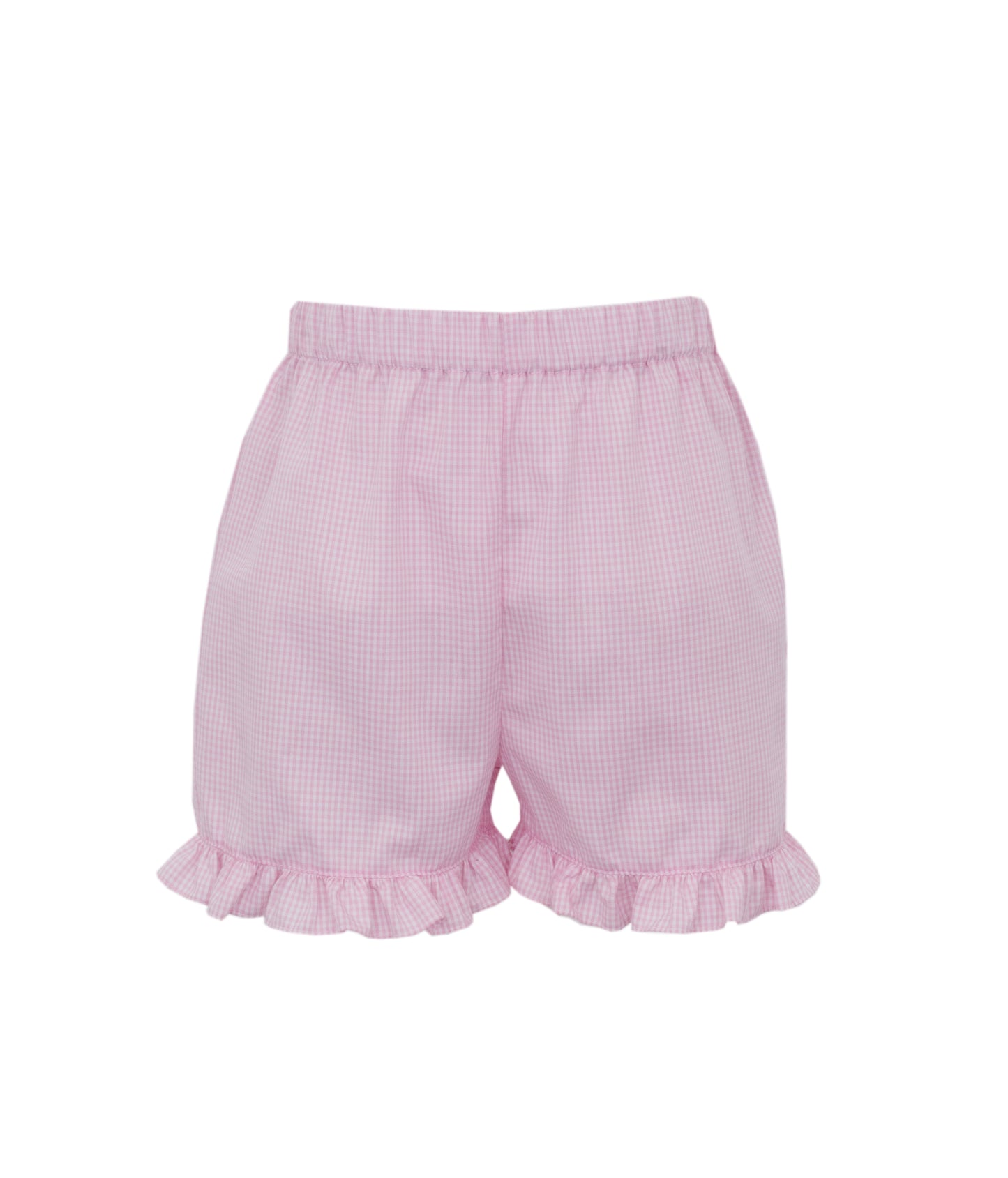 ABC Pink Smocked Short Set