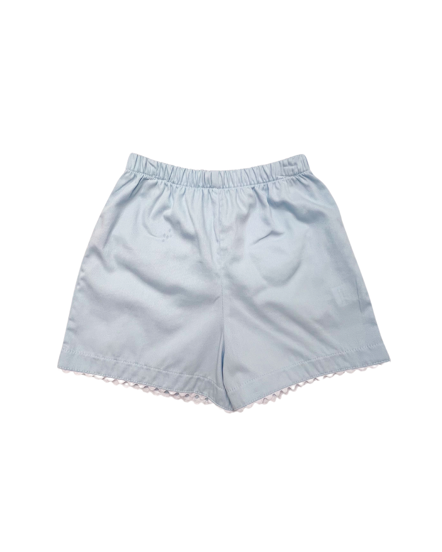 Blue Pique Retro Short