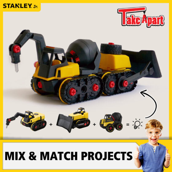 Stanley Jr. Take Apart XL Bulldozer