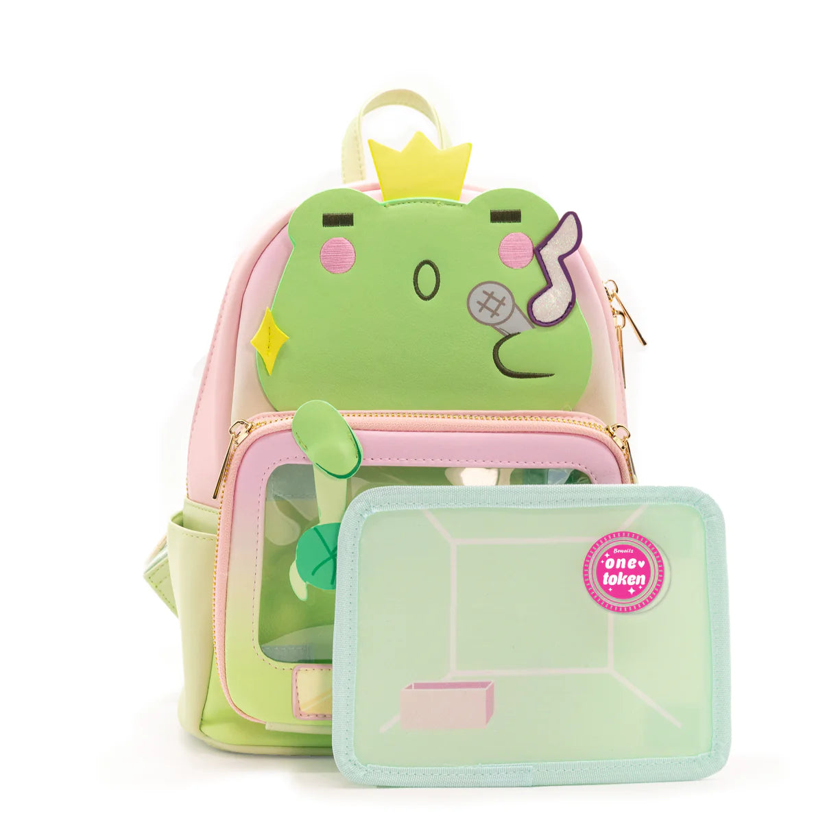 Claw Machine Pin Collector Backpack- King Toad the Frog