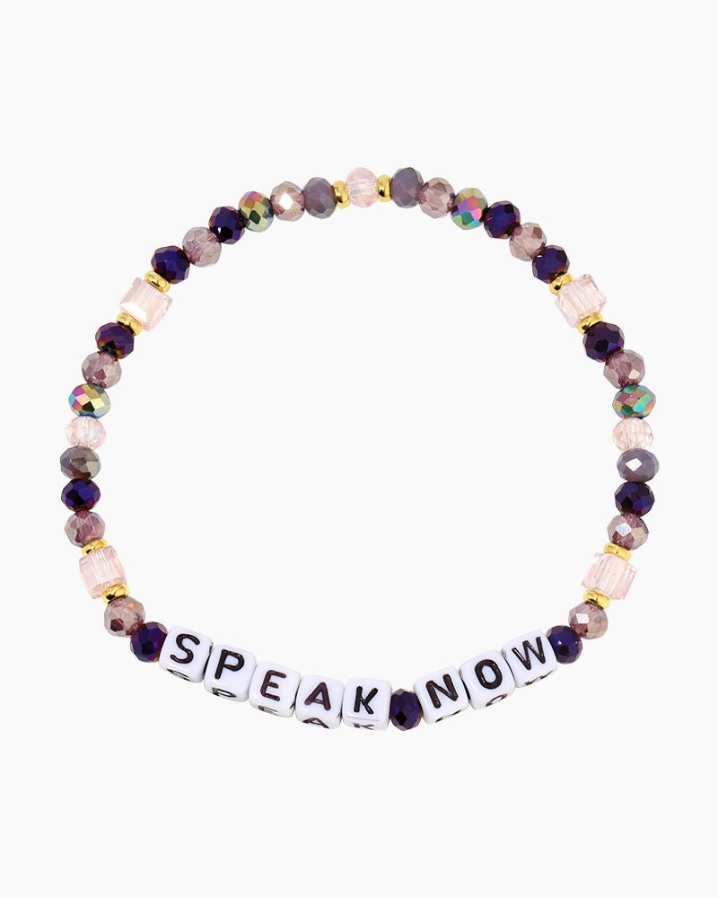 Swift Inspired Colorful Word Bracelet