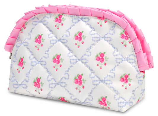 Ditsy Oval Cosmetic Bag