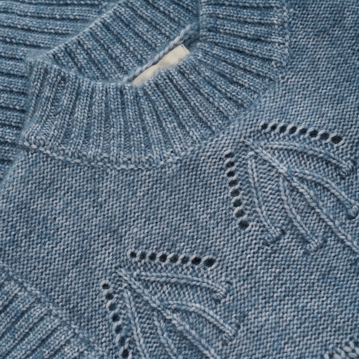 Denim Slipover Knit Sweater Vest