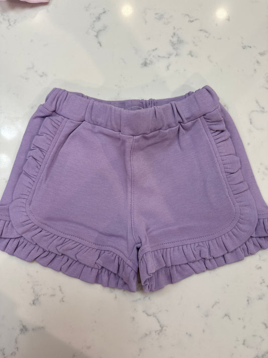 Ruffle Shorts Lavender