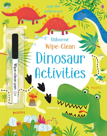 Wipe-Clean Dinosaurs Activities Book