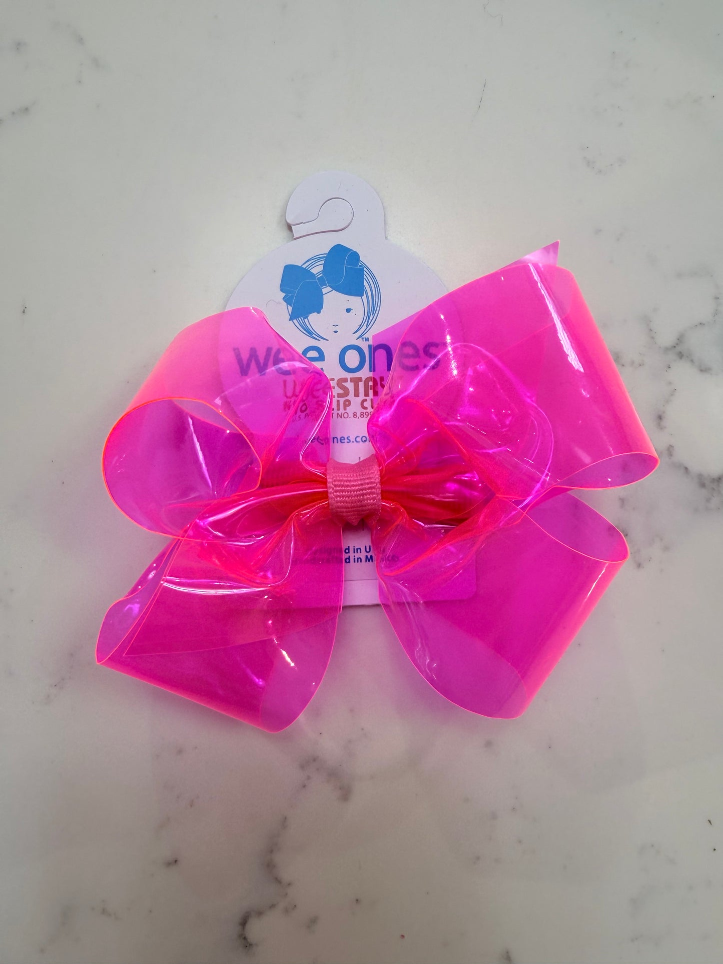 Medium WeeSplash Colored Swim Bow with Plain Wrap