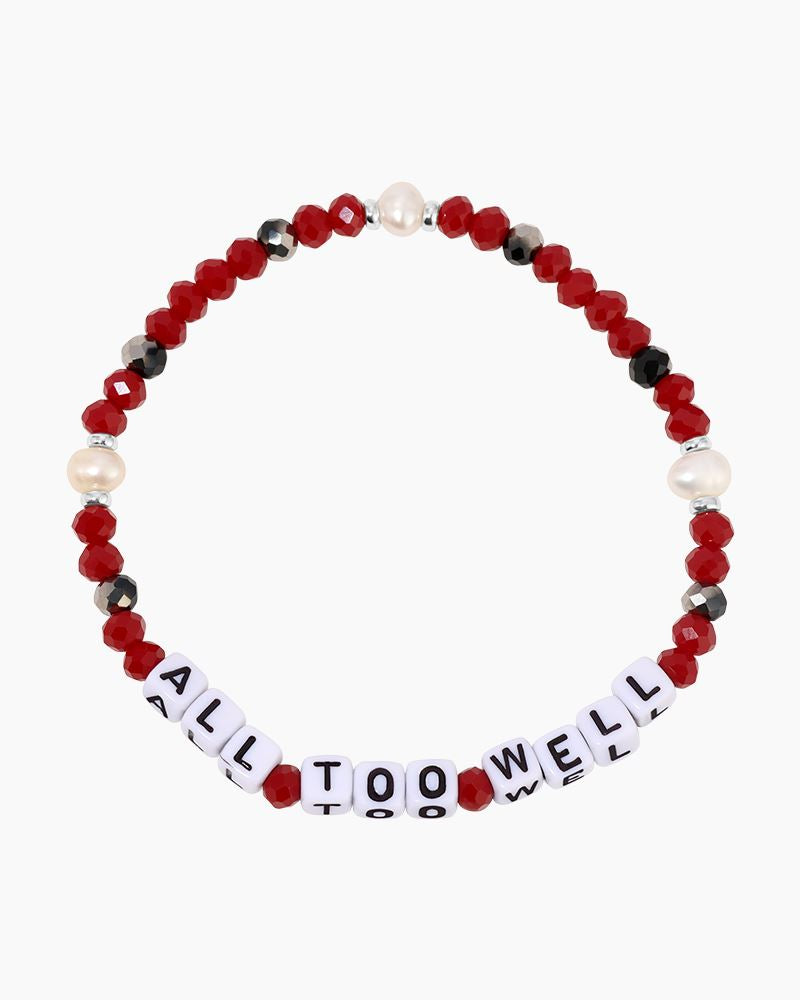 Swift Inspired Colorful Word Bracelet