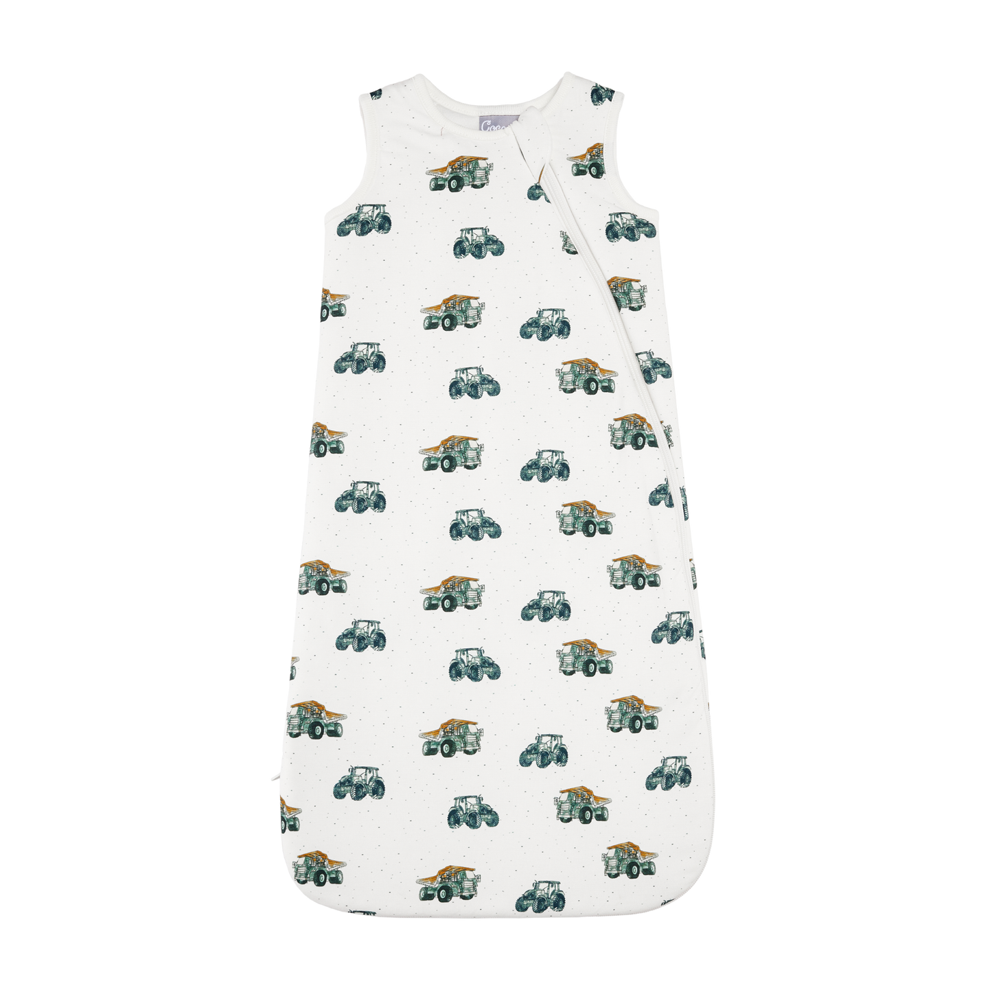 Cream Tractors Sleepsack
