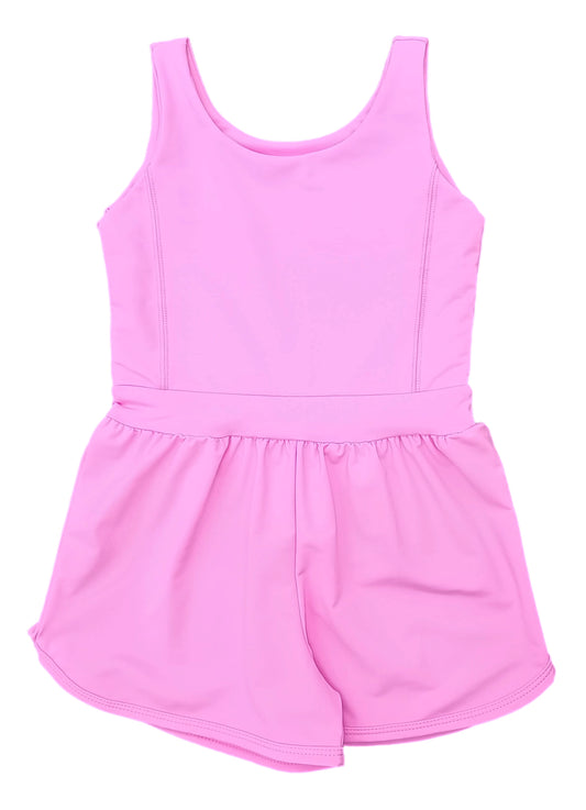 Athleisure Romper Pink