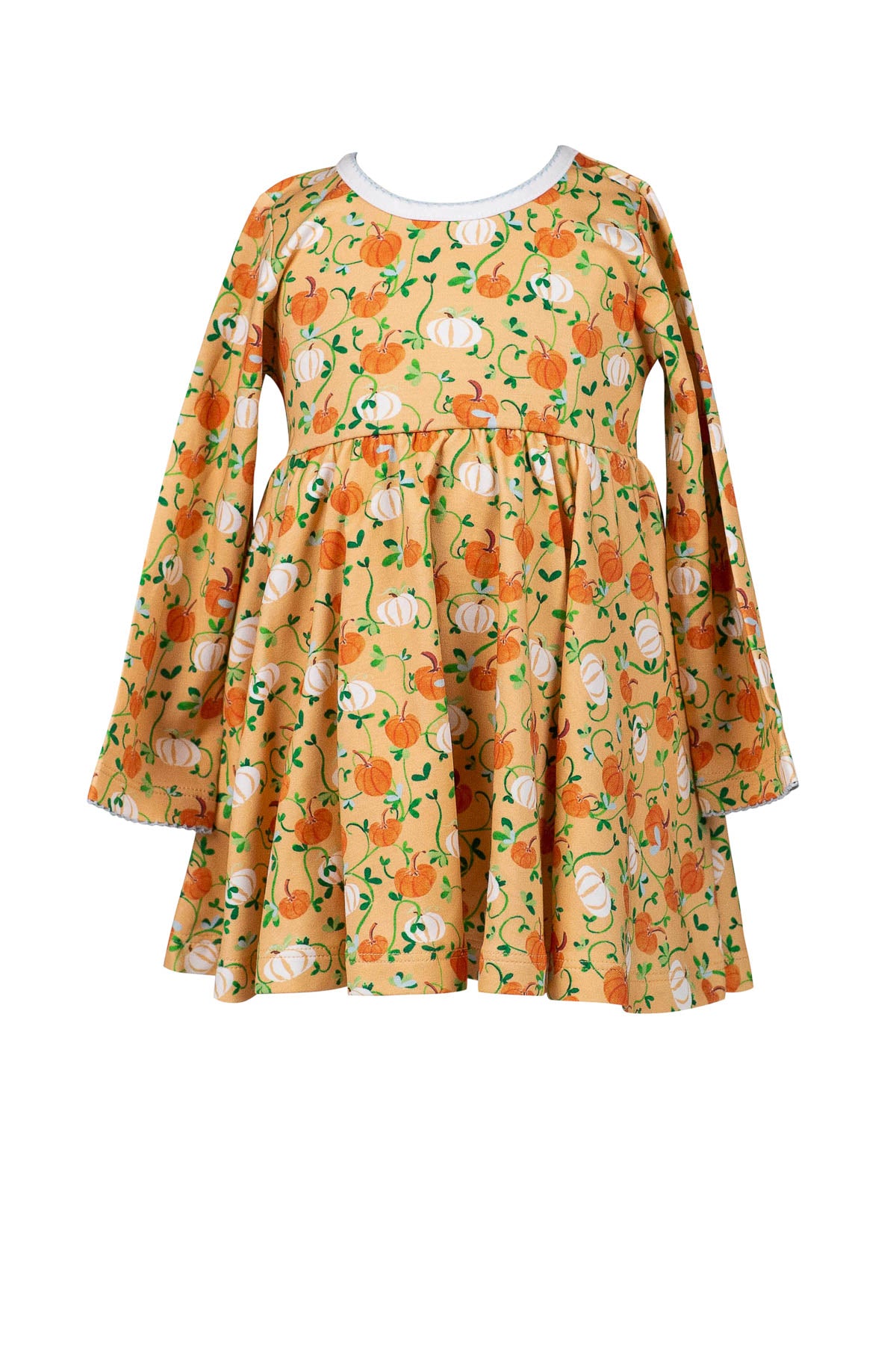 Autumn Vine L/S Twirl Dress