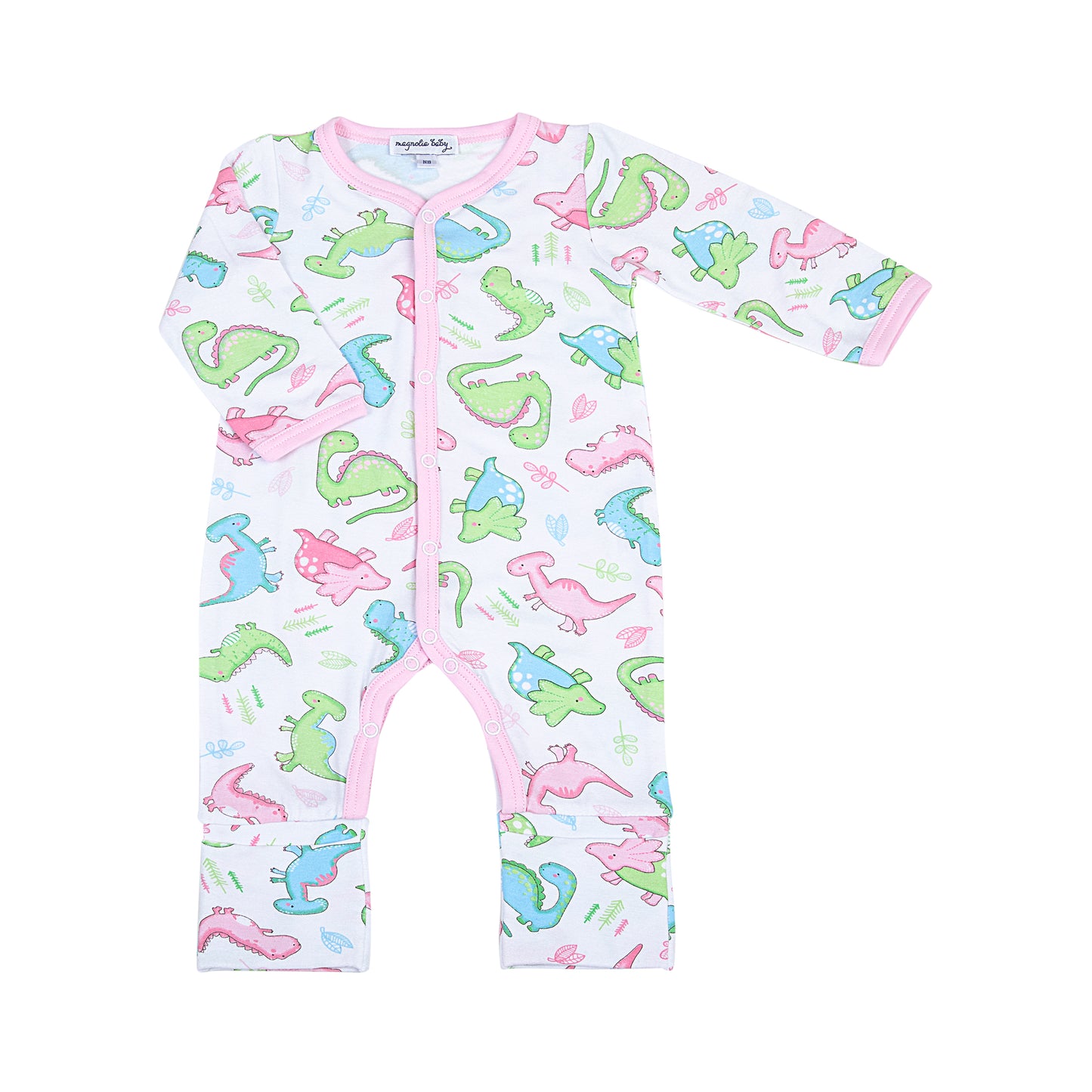 Dino Dreams Printed Playsuit Pink