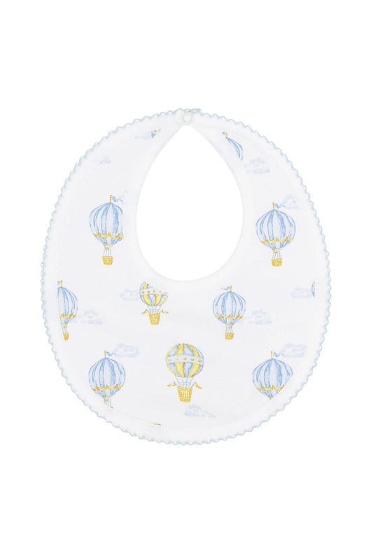 Blue Balloons Print Bib