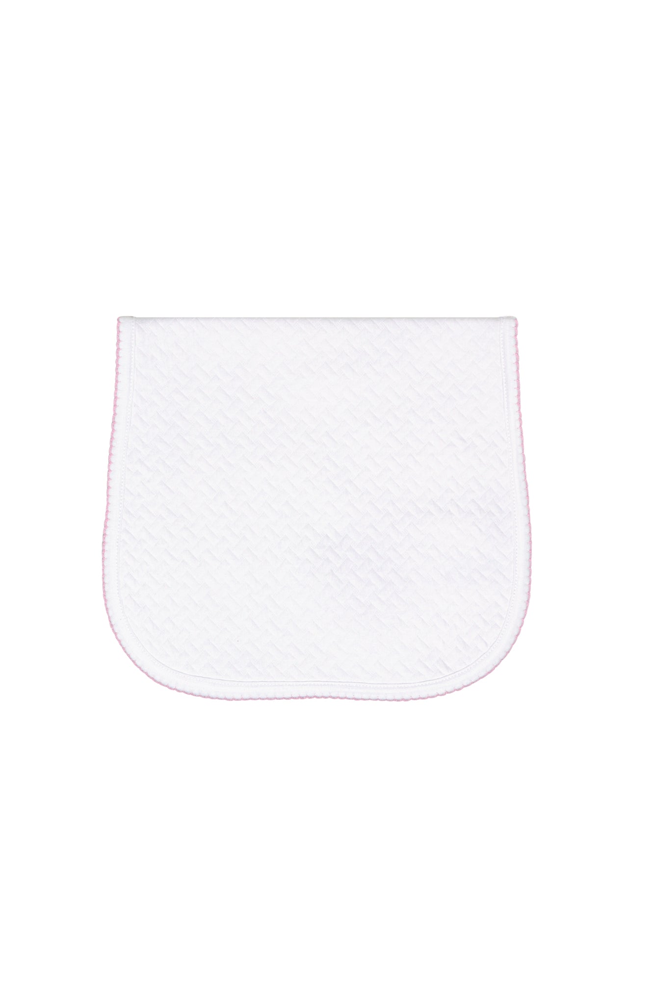 Basket Weave Baby Burp Cloth