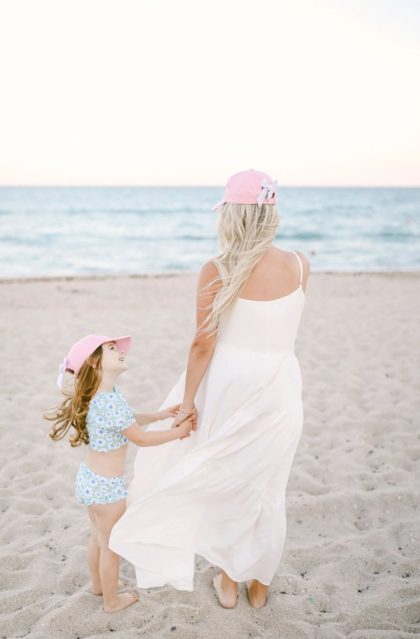 Bow Baseball Hat in Palmer Pink