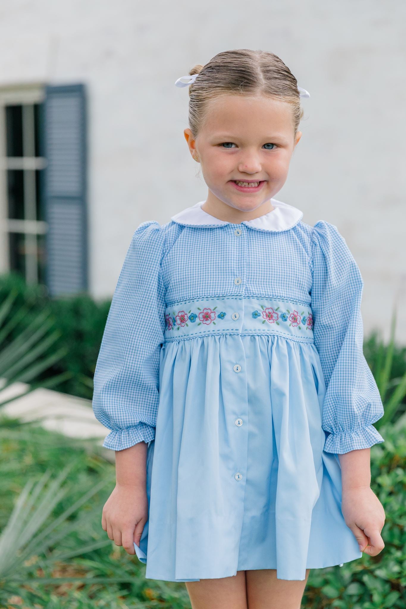 Beckett Blue Flower Dress