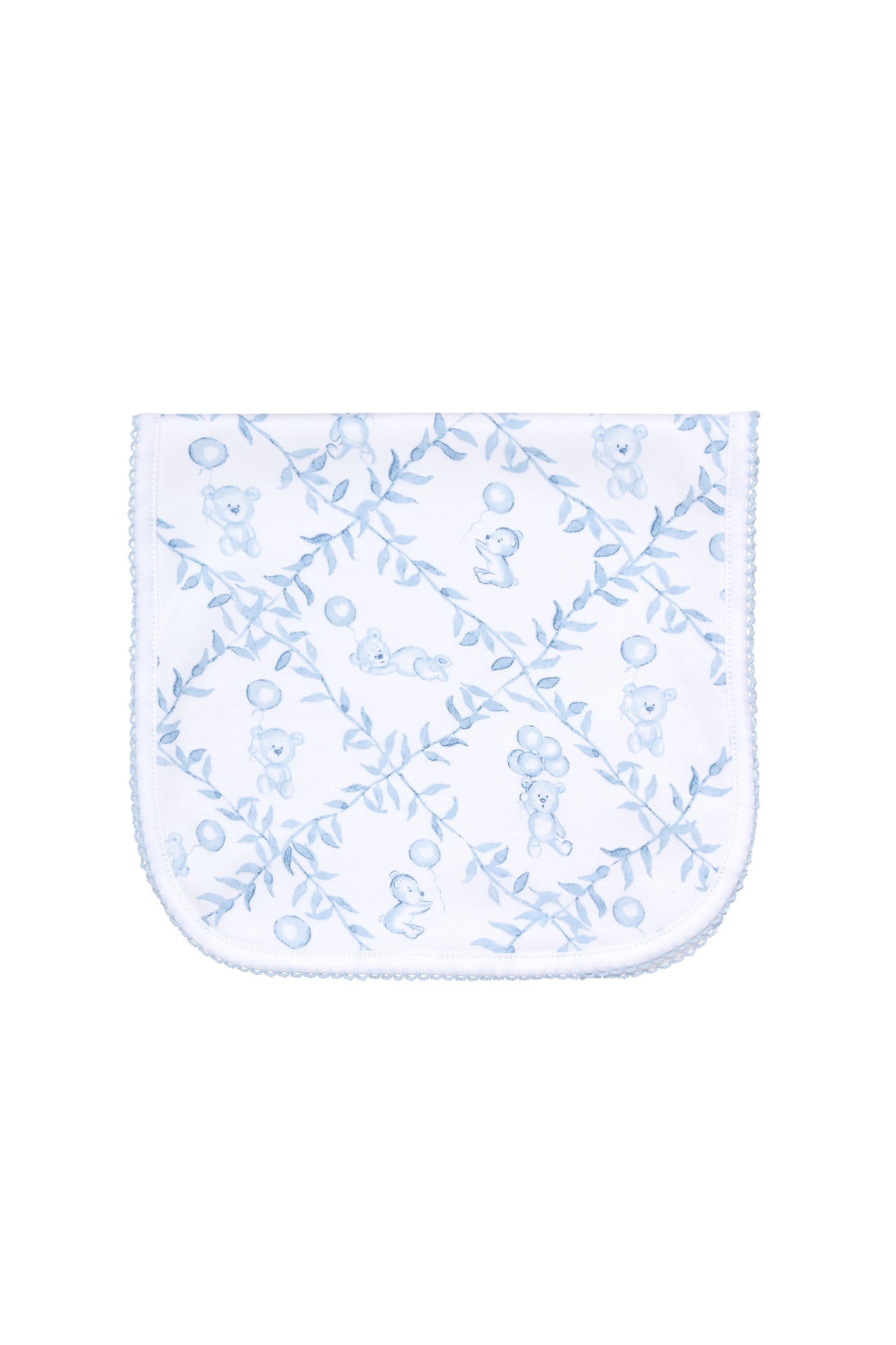 Blue Bears Trellace Burp Cloth