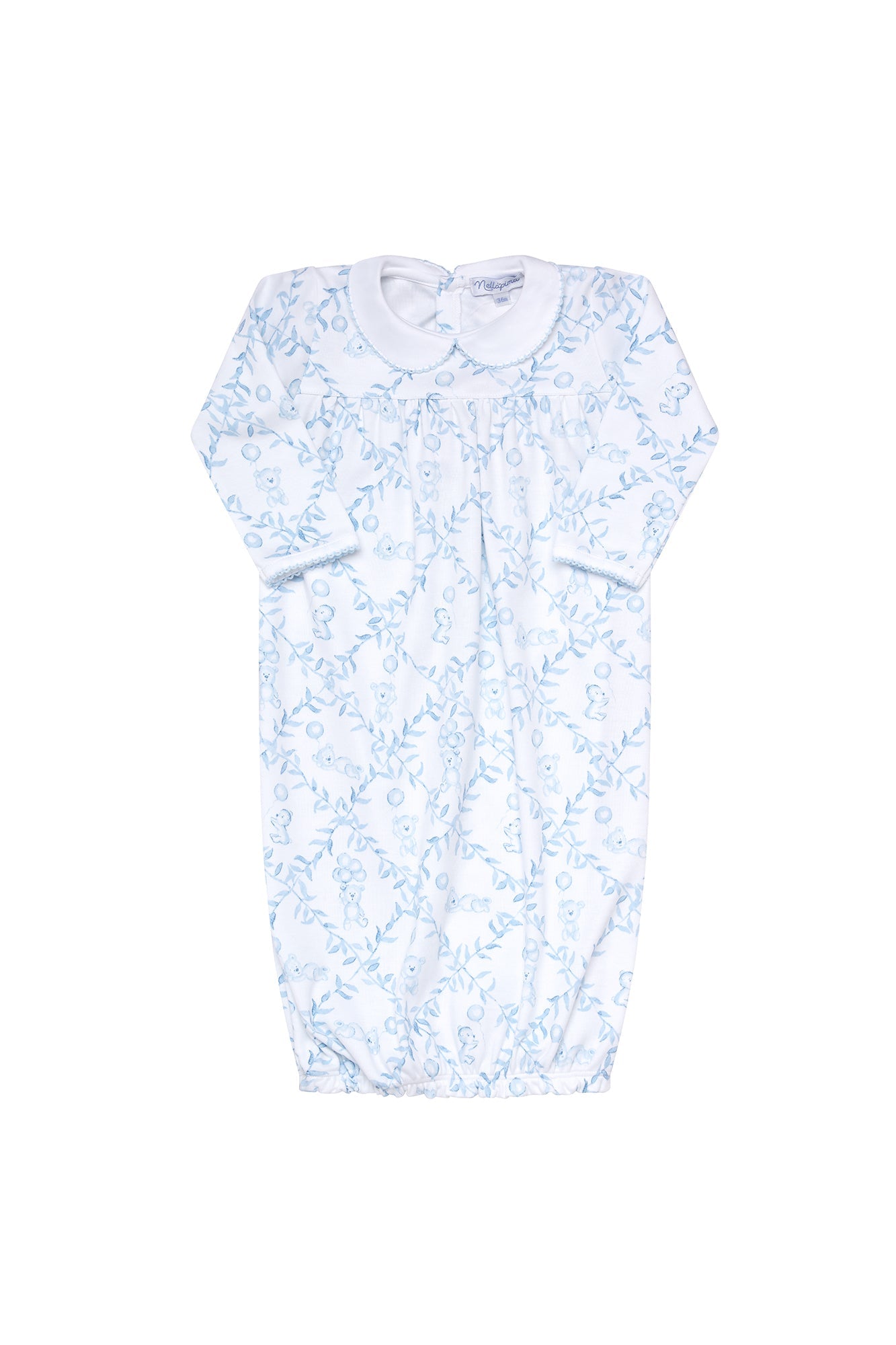 Blue Bears Trellace Baby Gown 