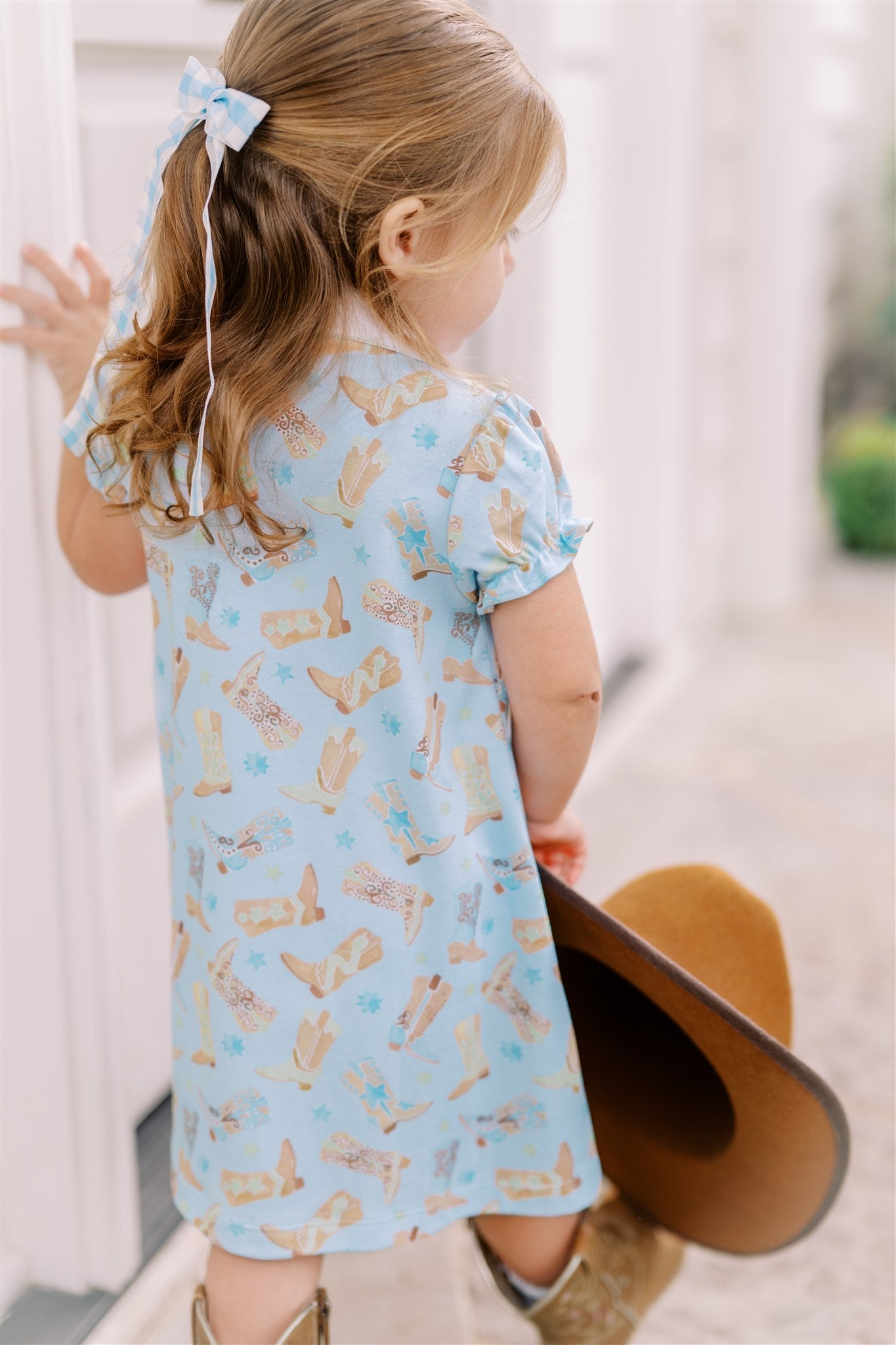 Boots Button Front Dress