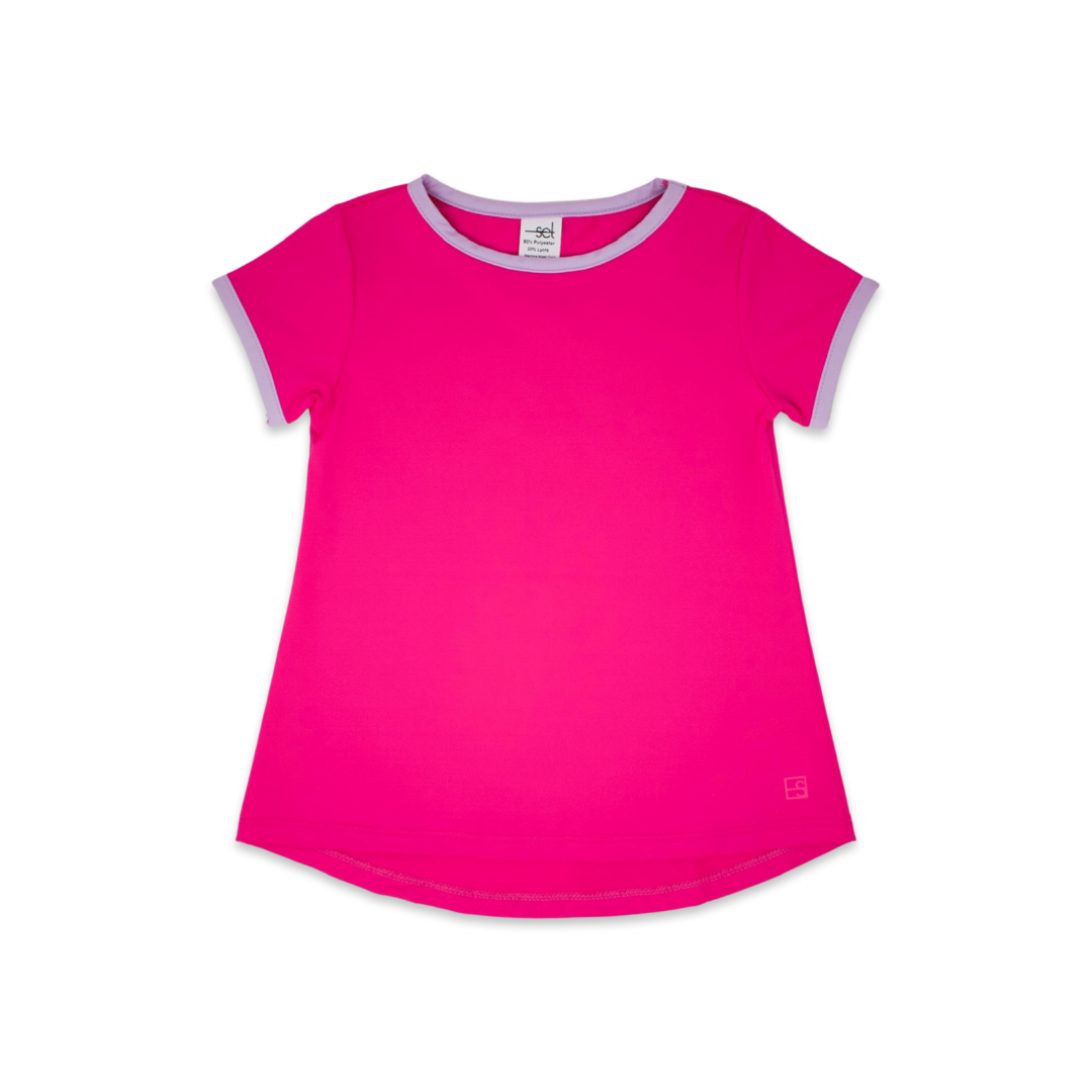 Cheer Proud Bridget Basic T Hot Pink