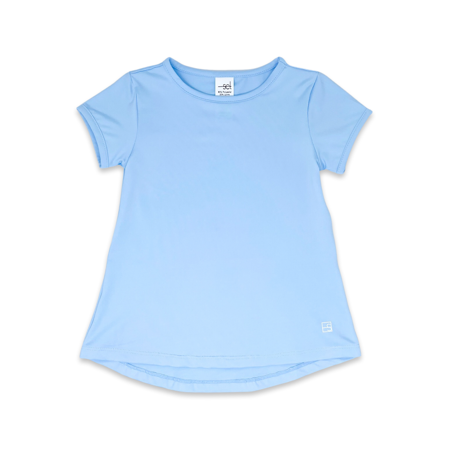 Bridget Basic Tee Cotton Candy Blue