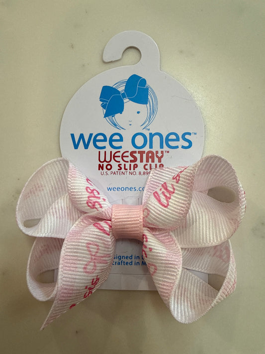 Lil Sis Mini Printed Bow