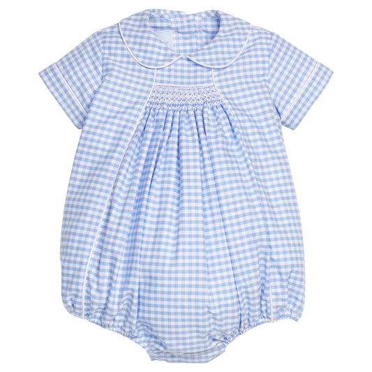 Mayfair Gingham Chest Smocked Bubble
