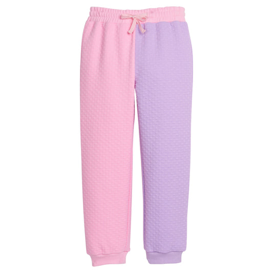 Color Block Jogger Pink and Lilac