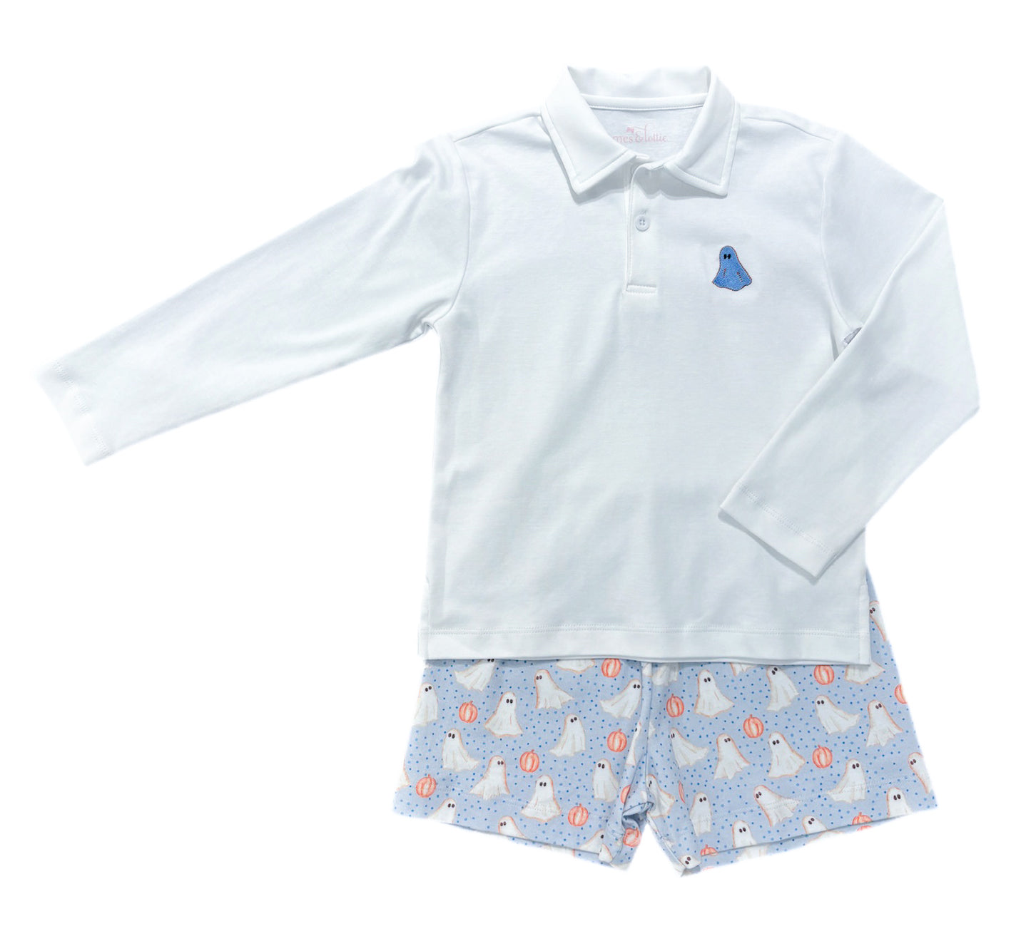 Conrad Pima Knit Shorts and Polo Set Ghosts