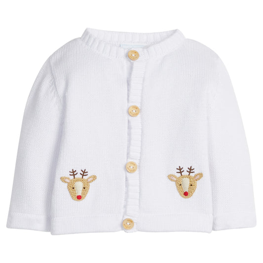 Crochet Cardigan - Reindeer