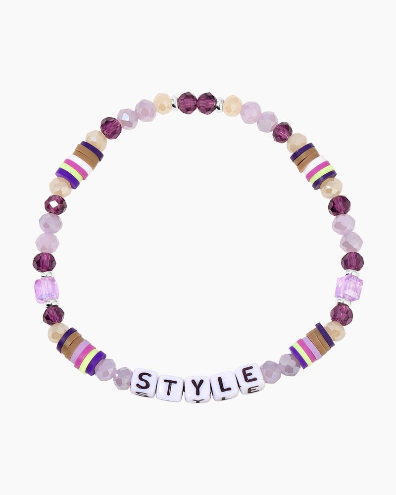 Swift Inspired Colorful Word Bracelet