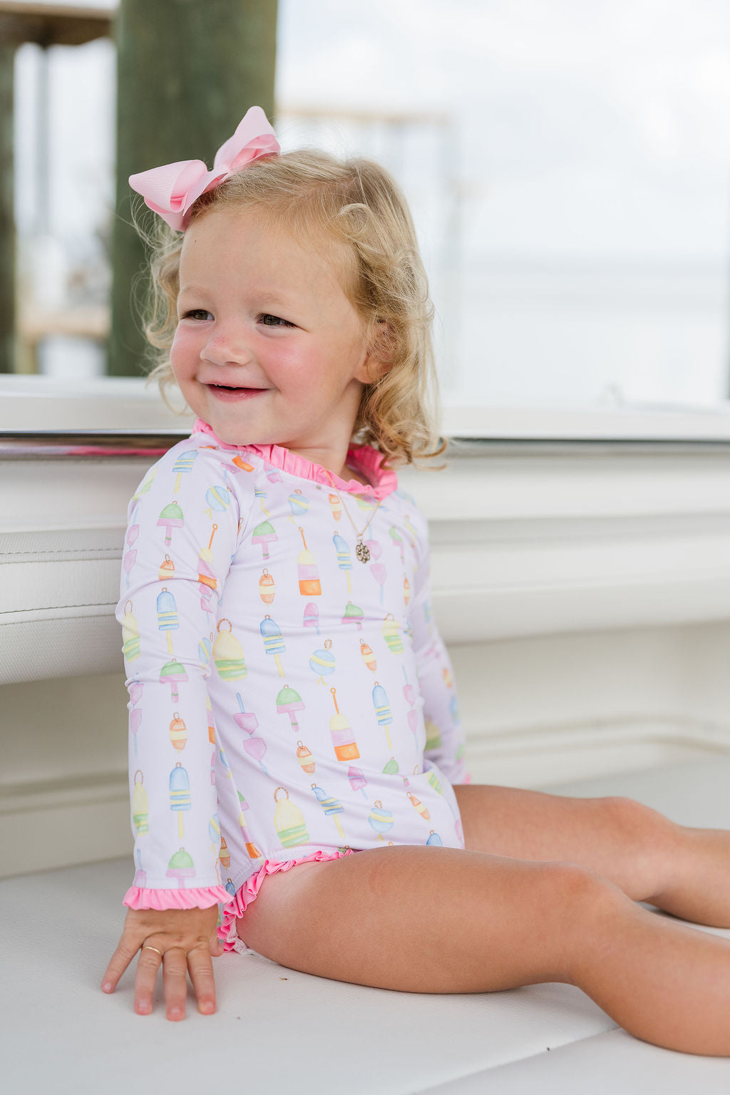 Reel Fun Leighton One Piece Rashguard Set