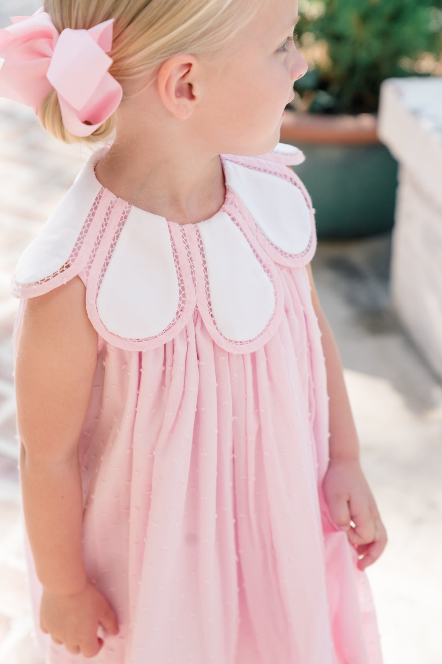 Dotted Swiss Tulip Dress