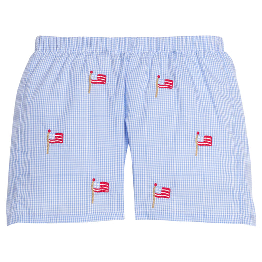 Flags Embroidered Basic Short